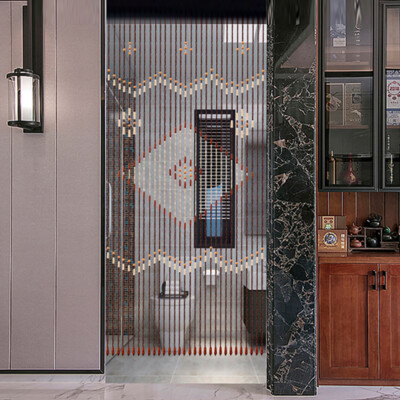 Bead Curtain, String Door Curtains Beaded Wooden Curtain 31 Line For Doorway