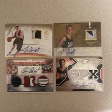 2007-08 Topps Spx UD Jason Smith Game Authentic Jersey Auto /50 /599 /825 76ers