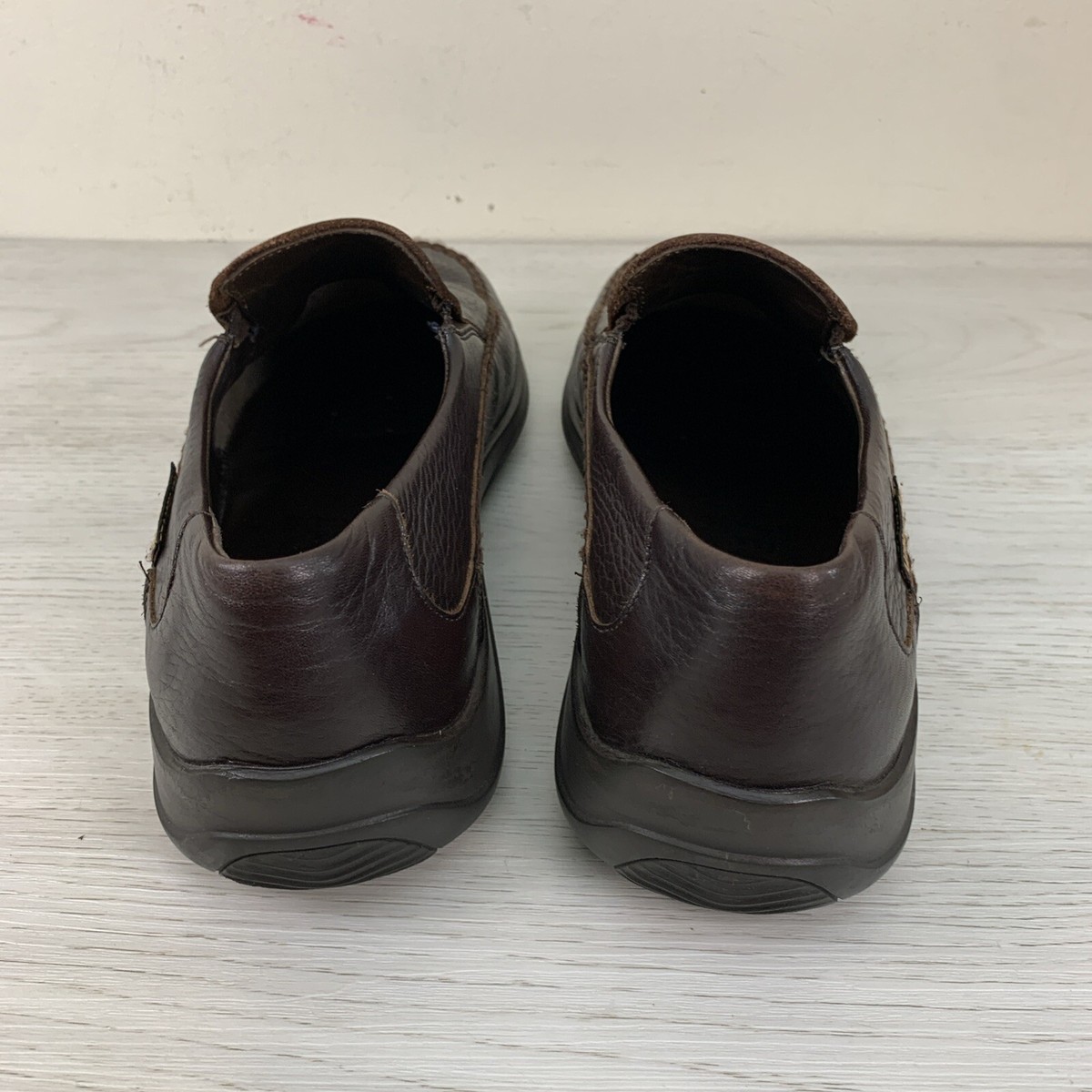 Mephisto Air Jet‎ Leather Brown Slip On Loafers Comfort Walking Shoes Mens US 10 Mephisto Air Jet Leather Loafer Shoes Men main image 2