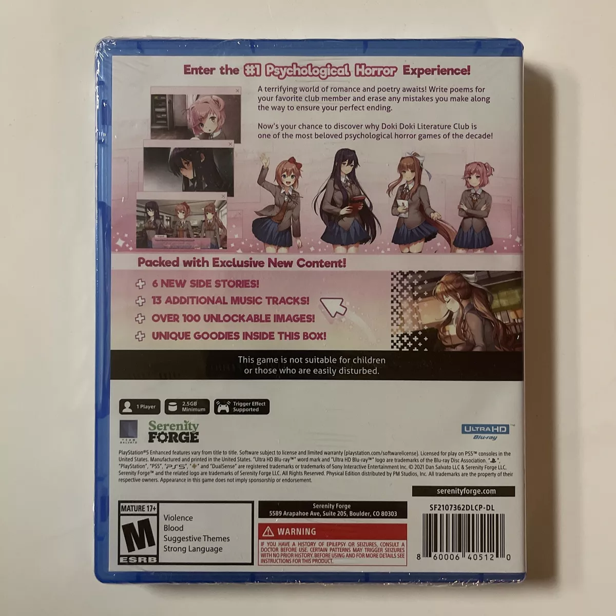 Doki Doki Literature Club Plus! Premium Physical Edition - PlayStation 5 