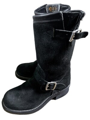 バイイーさま専用 NIB Chippewa 91069 RARE Suede Engineer Mens Boots Black