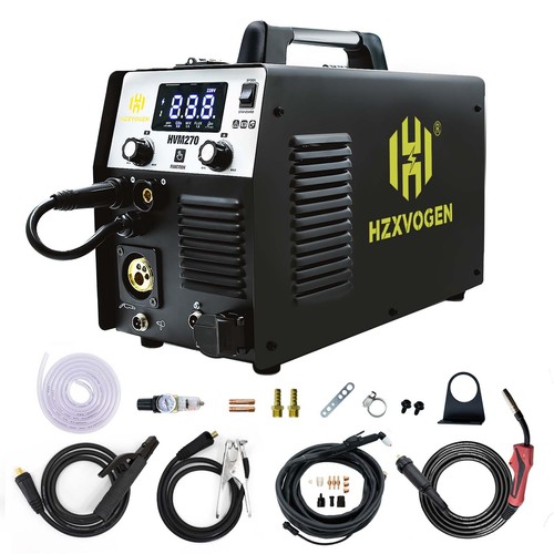 250A Gas/Gaslos 5 IN 1 MIG TIG MMA Schweissmaschine Plasma Cutter Schweissgerät - Bild 1 von 12