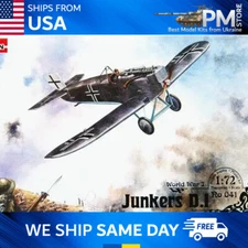 Roden 041 Junkers D.1 German figther Aircraft WWI Plastic model kit 1/72