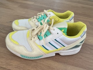 adidas ZX 8000 Sneakers Turnschuhe frozen lemonade gelb Gr. 44 US 10 UK 9 5