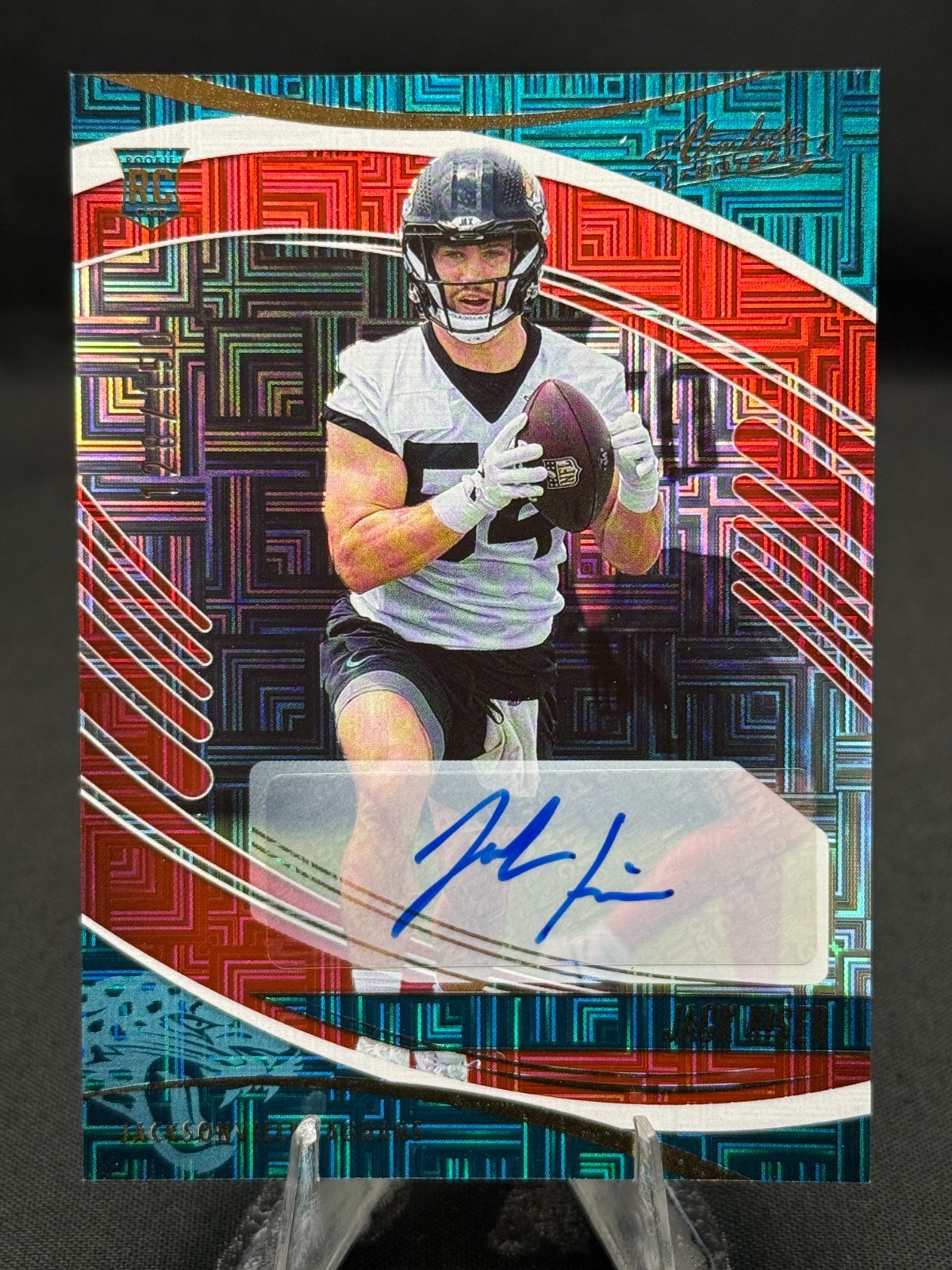 Jack Kiser 2025 Absolute Football RC Red Square Auto /150 #129 - Jaguars #129