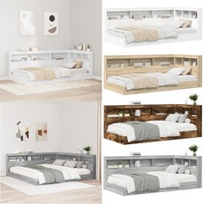 Einzelbett Doppelbett mit Lattenrost Bücherregal Bett Stauraumbett Bettgestell