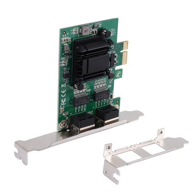 2-AnschlüSse Gigabit PCIe Netzwerkkarte 1000M Doppelte AnschlüSse PCI Expre5605