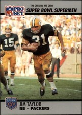 1990-91 Pro Set Super Bowl 160 #132 Jim Taylor - FB