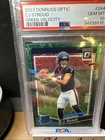 2023 Optic CJ Stroud PSA 10 GEM MINT Green Velocity Rated Rookie Prizm TEXANS🤙