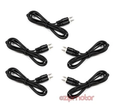 5X 3.5MM M/M AUX AUXILIARY CABLES CORD CAR AUDIO STEREO IPHONE IPOD GALAXY NOTE