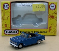 Classix Very Rare 1:76 Triumph Herald 13/60 Convertible - Blue EM76880
