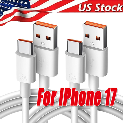 #ad #ad IPhone 16 17 Pro Max Plus USB A Cable Fast Charger Type C Charging Data lot Cord $32.97