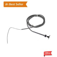 55196 Control Cables With 1 In. Chrome Knob, 6 Ft. Length Universal Fit