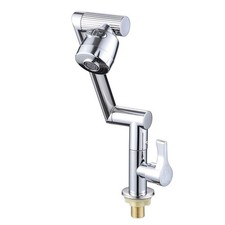 Basin Faucet Single Cold Stainless Steel 1080 Degree Flexible Rotation