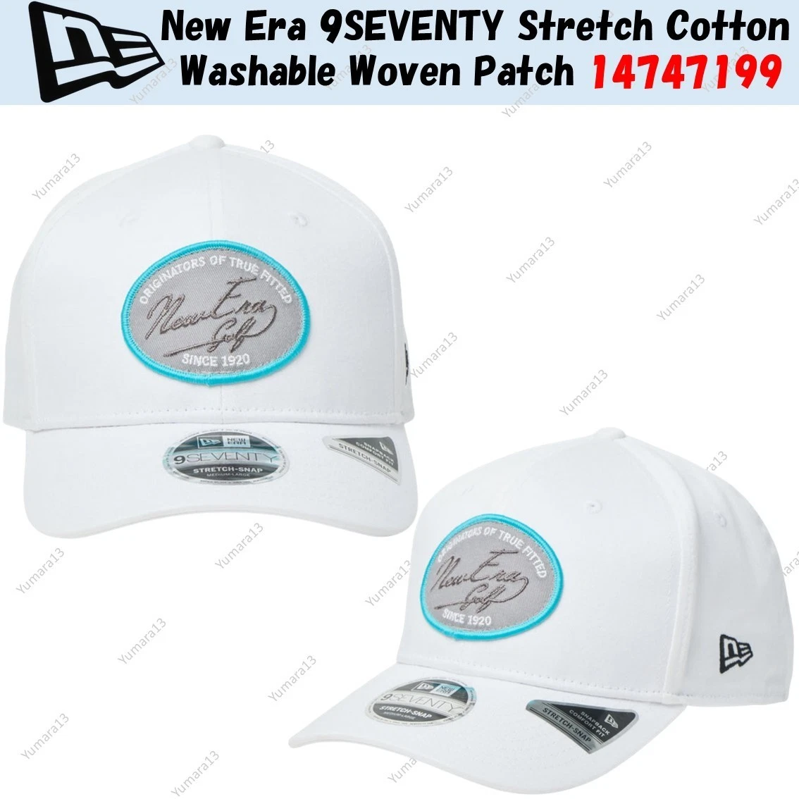 New Era 9SEVENTY Stretch Cotton Washable Woven Patch 14747199