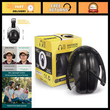 34dB NRR Hearing Protection Ear Muffs - Compact Design for Loud Events  Sensory