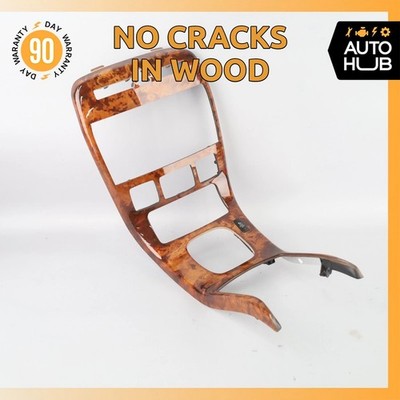 03-06 Mercedes W215 CL500 CL55 AMG Center Console Wood Trim 2156805639 OEM