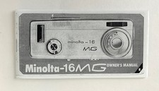 Minolta-16MG Instruction Manual Reprint