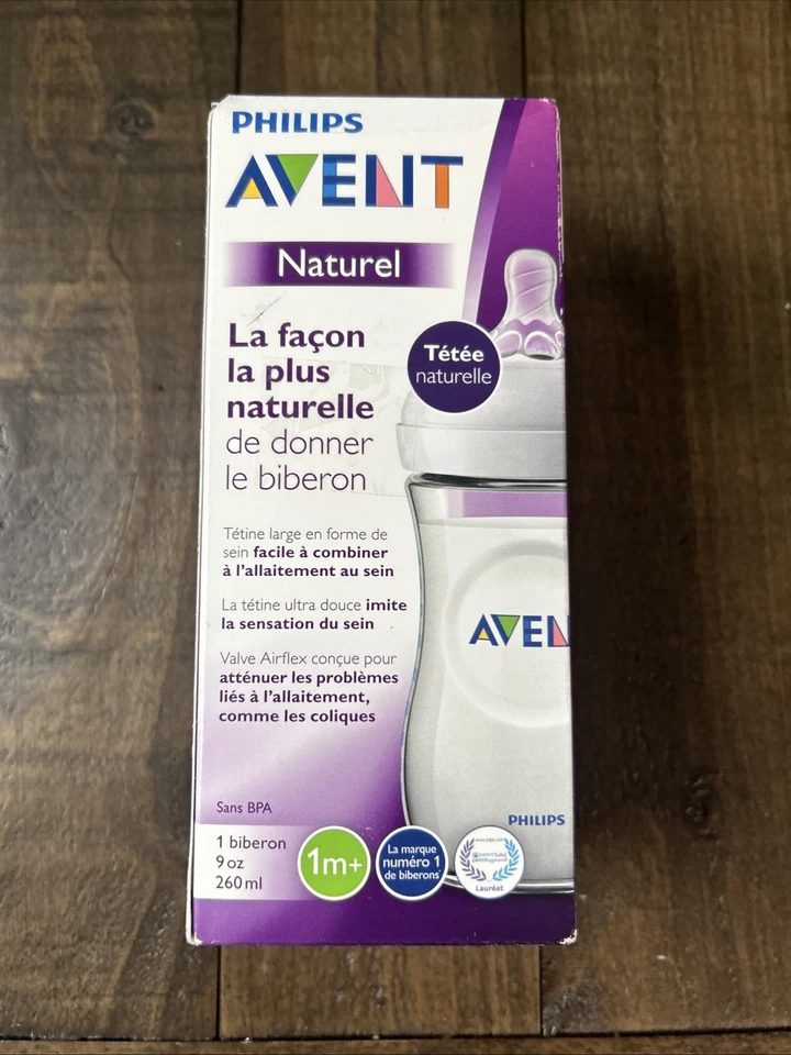 Philips AVENT 9oz Natural Baby Bottle, Natural Latch On, BPA Free, 1month+ - Image 3 of 4