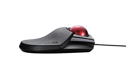 ELECOM trackball mouse Wired 8 button Big ball M-HT1URBK from JAPAN #h35 - Image 2 of 4
