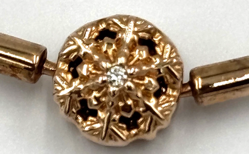 Original Pandora Armreif funkelnde Schneeflocke rosévergoldet - Bild 2 von 4