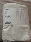 IKEA Sanela Curtains White 55 X 98" Velvet 2 Panels 1 Pair  105.914.03 — photo 1