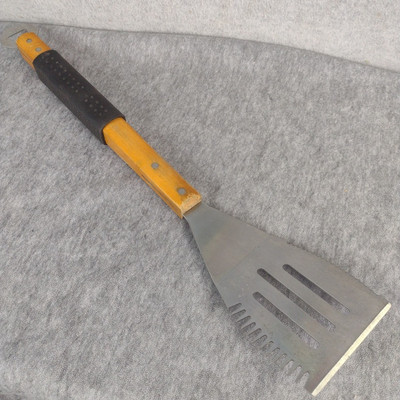 Barbecue Grilling Utensil Spatula MR. BAR-B-Q  Stainless Steel Wooden Grip