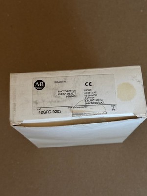 Allen-Bradley 42GRC-9203 Photoswitch. New/Unused, open box. Free Shipping.