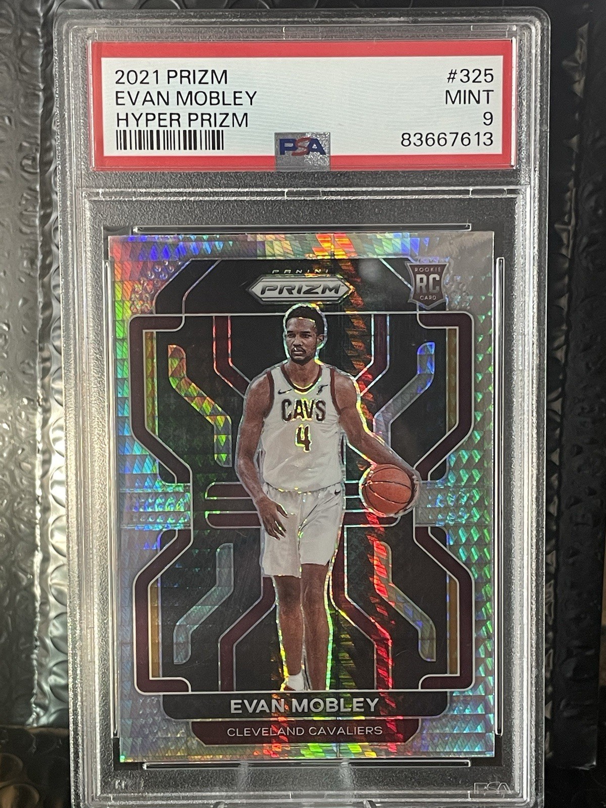 2021-22 Panini Prizm - Evan Mobley #325 Hyper Prizm (RC) PSA 9 🔥🔥🔥