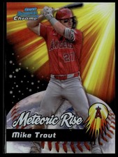 2025 Bowman Chrome Meteoric Rise Mike Trout #MR-2 Insert