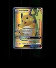 Fan-Art READ DESCRIPTION BELOW HOLO Raichu Card Raichu Pokemon Card p3