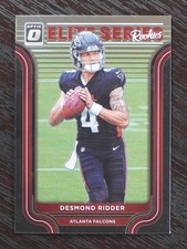 Desmond Ridder Elite Series Rookies RC 2022 Optic Card #ESR-3 Atlanta Falcons