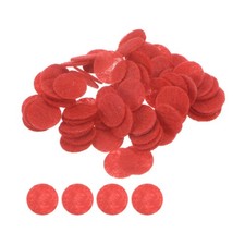 100pcs Round Felt Circles, 10mm 3/8" Craft Felt Pads Non-Woven Fabric Pad Red