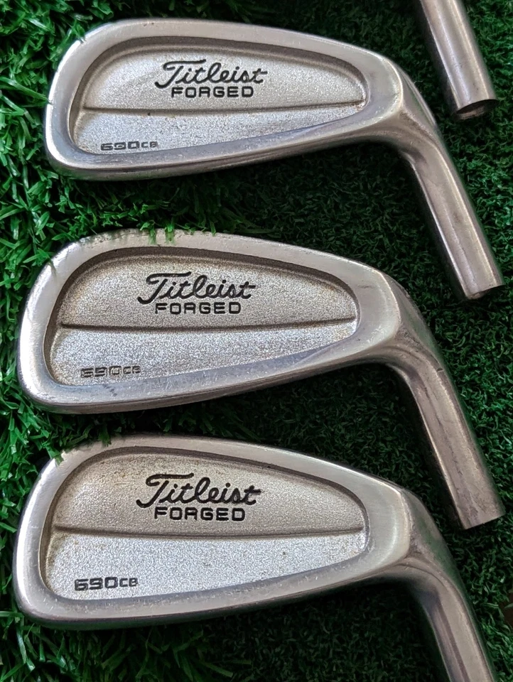 Titleist 690 CB Iron Set 3-PW Heads Only - RH Good Shape! - Image 4 of 4