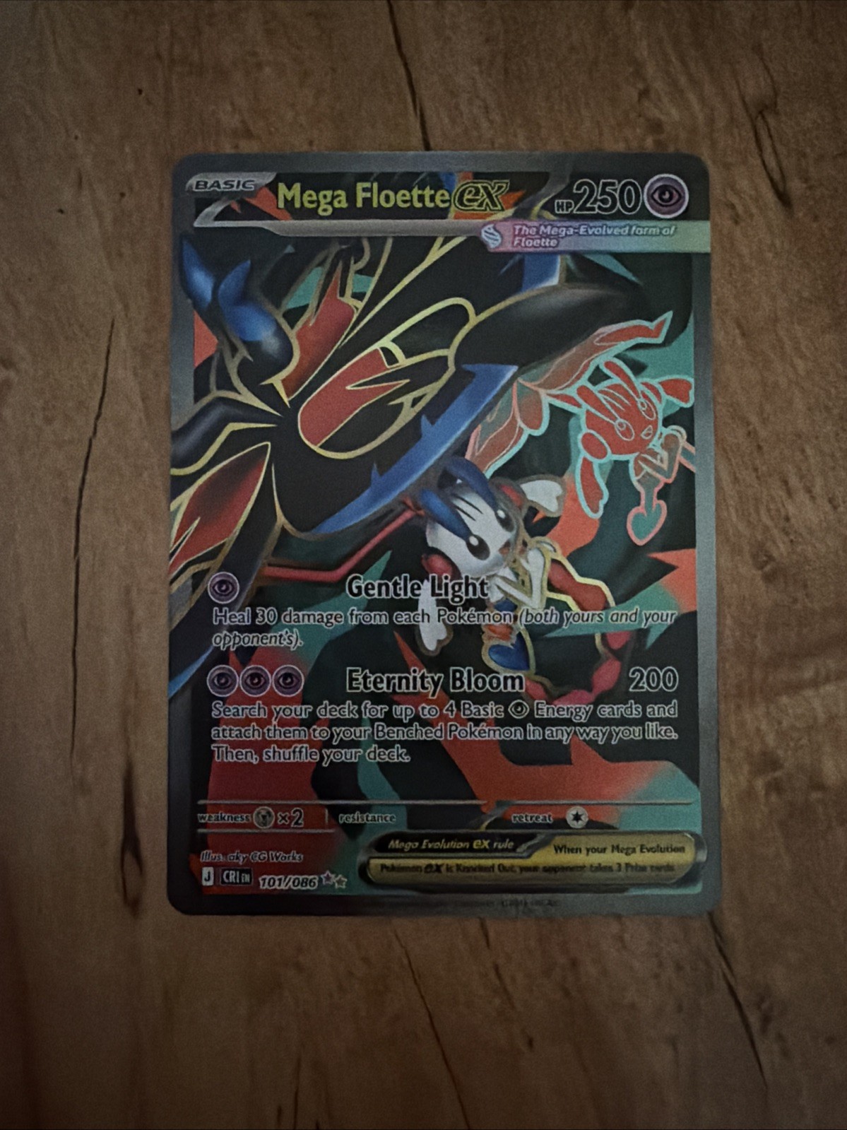 Mega Floette ex #101/086 Price - Chaos Rising | Pack Magik