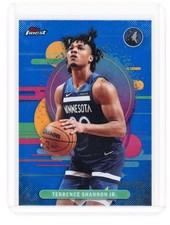 2025 TOPPS FINEST BASE UNCOMMON BLUE REFRACTOR #159 TERRENCE SHANNON JR. /150
