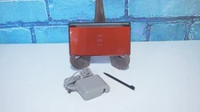 Nintendo DS Lite Crimson Red / Black Handheld Gaming System w/ Charger & Stylus
