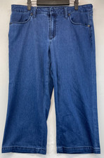Universal Thread High Rise Wide Leg Cropped Jeans - Womens Size 14/32 3458 