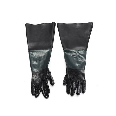 2Pairs 24''Sand Blast Sandblasting Gloves Protective For Sandblast Cabinet