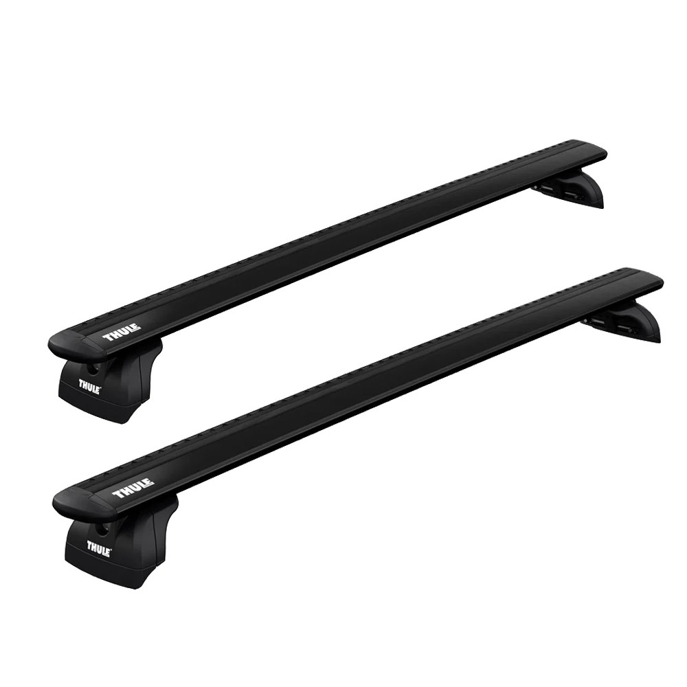 THULE Roof Rack FIAT Idea 5-Door MPV 2003-12 with Fixed Points WINGBAR EVO BLACK