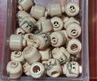 36x Lego bulk lot flesh HEAD MAN MALE tan beard star wars minifigure BRAND NEW