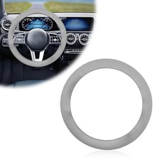 Premium Universal Silicone Steering Wheel Cover Non Slip Grip Multiple Grey