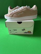 New In Box Ellesse Campo EMB Suede Shoes Ladies UK 4 (37) Pink Nude RRP £60