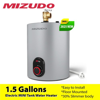 #ad Electric Mini Tank Water Heater 1.5 Gallon Compact Storage Tank Hot Heater 1440W $179.99
