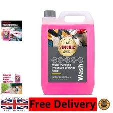 SAPP0174A Pink Multi-Purpose Pressure Washer Shampoo Fluid, 5L for All Surfaces