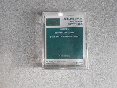  ~~F-E5GH GENUINE GRASS GOLD DISC ELECTRODES- case only~~