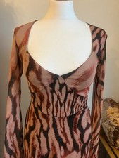 bnwt Leopard print mesh underbust detail bodycon shift dress from plt size 10