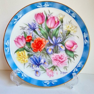 Danbury Mint The Flowers of Holland plate by Doug Hague Bouquets of the World