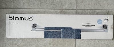 blomus Doppel Handtuchstange Handtuchhalter Edelstahl poliert Areo  Nr. 68932