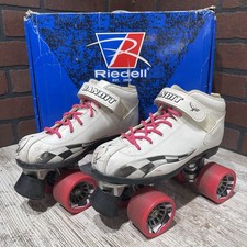 Riedell Size 5 Roller Derby Speed Skates Pink White Black RW Bandit